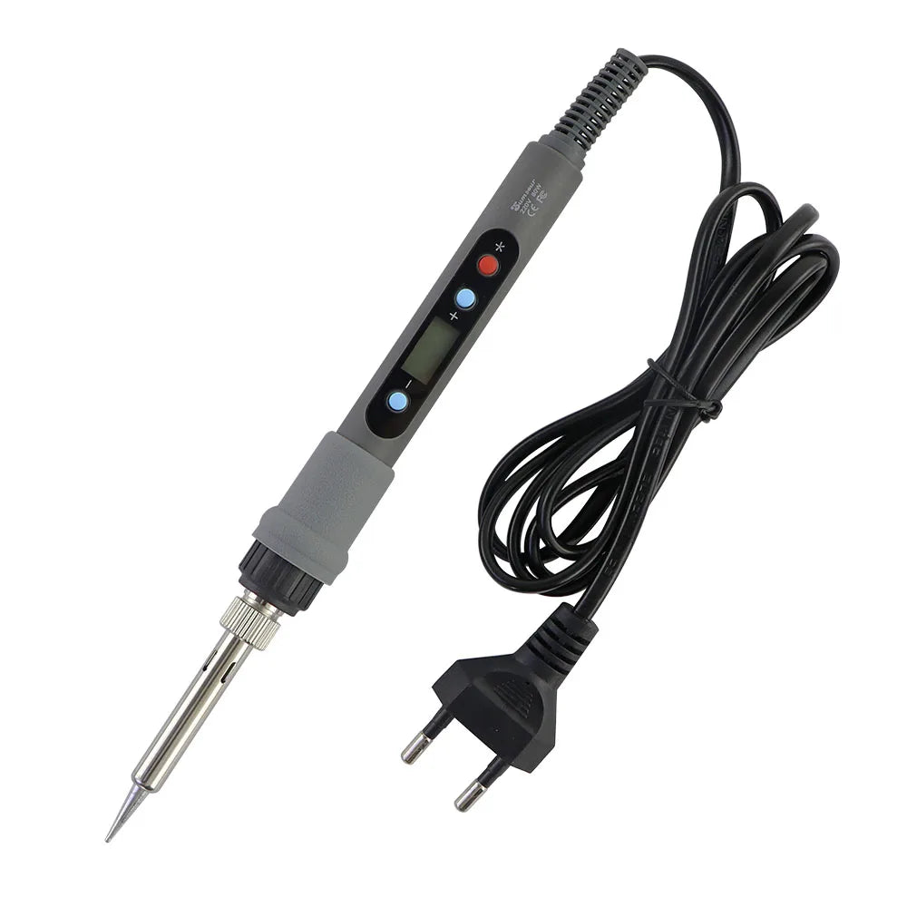 Adjustable Temperature Electric Soldering Iron 80W Welding Solder Rework Station Heat Pencil Tips Repair Tools Ceramic Heater