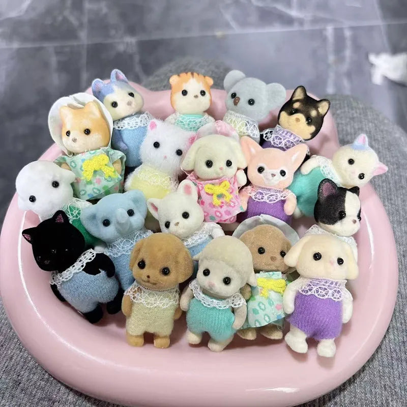 Senbeier Family Photo Series Movable Toys, Dolls, Animal Dolls, Mini Ornaments, House Play Toys