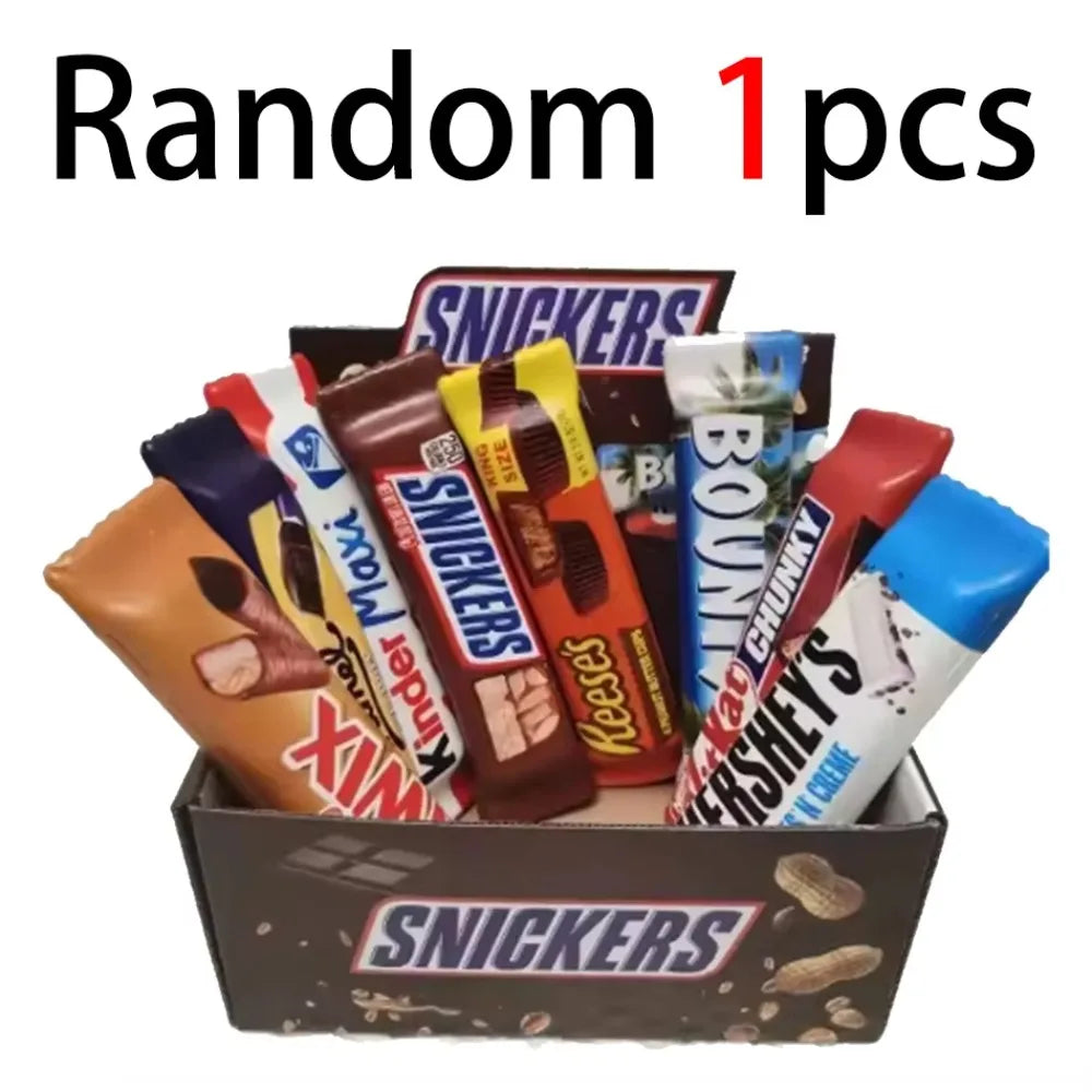 1PCS Simulation Chocolate Butter Sticks Squishy Toys Slow Rebound Squeeze Toys Stress Relief Sensory Toys Party Favors No Box
