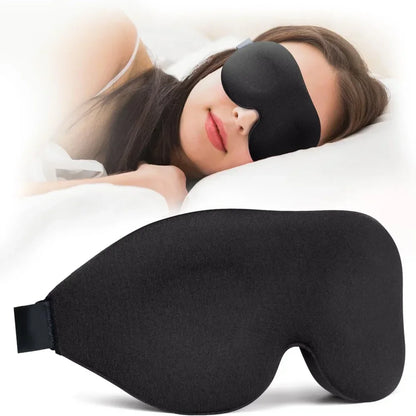 3D Soft Breathable Sleep Eye Mask 100% Blackout Zero Eye Pressure Plane Travel Eye Covers Sleeping Aid Eye Sleep Masker Eyepatch