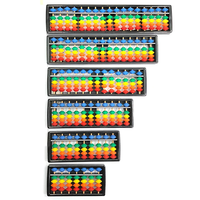 7/11/13/15/17 Digit Rods Standard Abacus Soroban Chinese Japanese Calculator Counting Tool Mathematics Beginners Caculating Toys