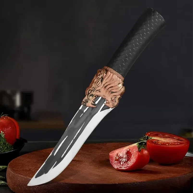 Buther Boning Knife Stainless Steel Chef Slicing Meat Fish Fruit Knife Sharp Plastic Handle Barbecue and Cooking Kitchen Knives