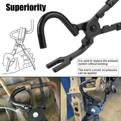 Pliers Car Exhaust Pipe Rubber Pad Gasket Removal Tools Exhaust Hanger Install Disassembly Puller Garage Tools Auto Accessories