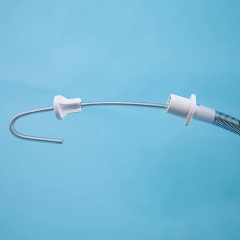 2Pcs Medical Sterile Endotracheal Intubation Guide Wire Flexible Hard Stylet Disposable Assistance Tracheal Intubation Iron Core
