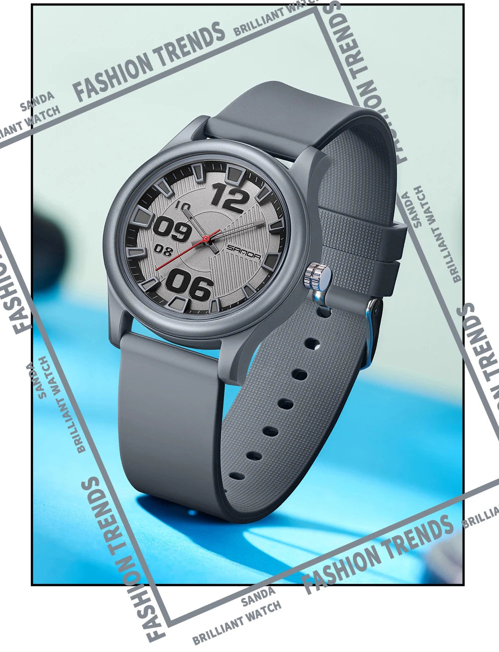 SANDA 3252 Fashion Simple Student Quartz Watch Popular Style Waterproof Suitable For sports And Life And It Is a Gift For Friend