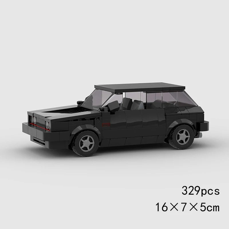 City Speed Racing Car Model Building Blocks DIY Bricks MOC Toy Classic Rally Sports Super Racer Vehicle Christmas gift technique