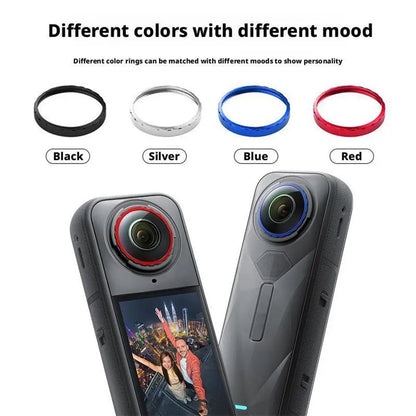 1/2pcs Camera Lens Glass For Insta360 X5 Detachable Lens Kit Replacement Parts For Insta360 X5 Accessories M3x9