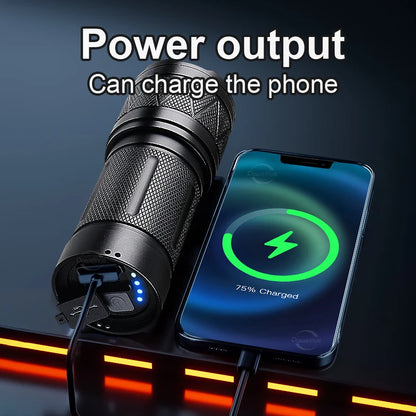 NEW 998000000LM LED Handheld Flashlight USB Rechargeable High Strong Power Led Tactical Torch Ultra-Bright 15000mAh Lantern
