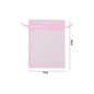 100/10pcs Multi-size Organza Bags Transparent Mesh Jewelry Candy Pouches Wedding Party Baby Shower Gift Drawstring Packaging Bag