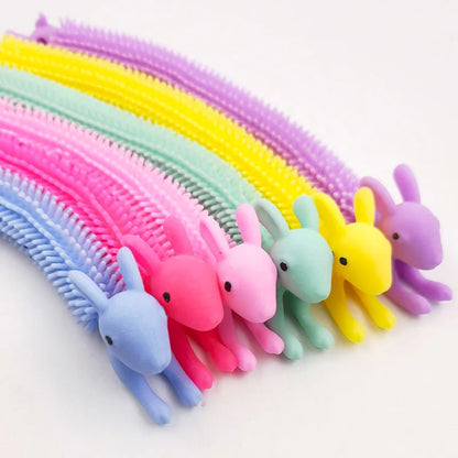 Cute Caterpillar Unicorn Animals Squishy Kids Sensory Fidget Decompression Toys for Children Adults Autism Stress Relief Gifts