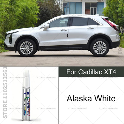 Car Paint Repair Pen For Cadillac XT4 Touch Up Scratch Remover DIY Auto Accessories White Purple Blue G59 Blue GZC Red GNT