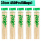90-1350Pcs Bamboo Wooden BBQ Skewers Sticks Disposable 15/20/25/30cm for Grilling, Fruit, Kabob,BBQ, Barbecue, Camping, Outdoor