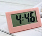 Mini Digital Clock Temperature Humidity Portable Watch Clock Thermometer Hygrometer 12/24 Hours Battery Powered Clock Home Table