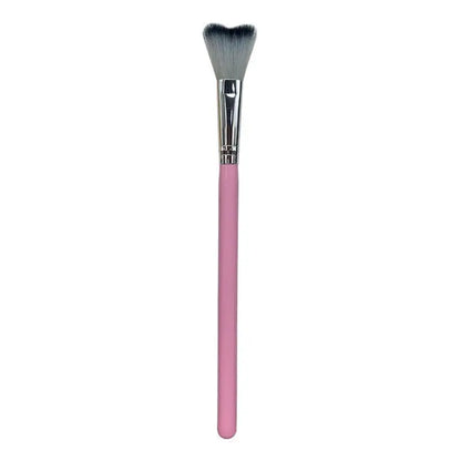 1Pc Curved Lash Shampoo Brush - Soft Bristle For Eyelash Extension Cleansing Makeup Removal Bath Swoop Beauty Tool