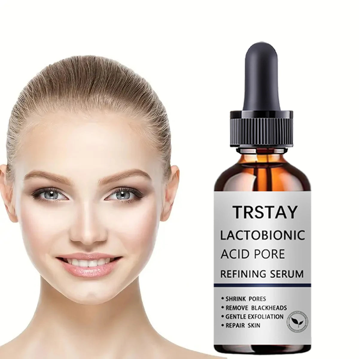 lactose bionic acid pore shrinking essence can fade spots, shrink pores, brighten skin color and control oil