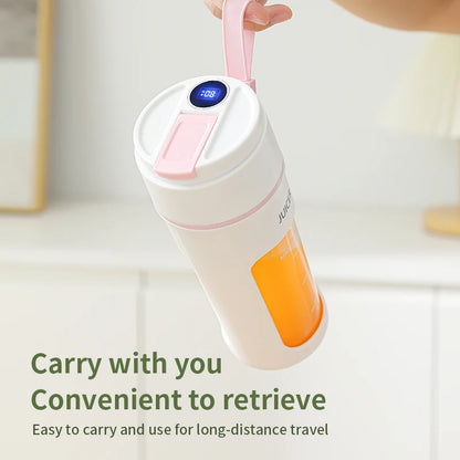 Digital Display Portable Juicer Cup USB Charging Juice Cup Home Multi-functional Automatic Fruit Blender Bottle For Home Kitchen