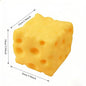 Giant Cheese Squeeze Toy Extra Large Slow Rebound Squishy Fidget Toy Shapeable Venting Stress Relief Ball Gifts for Adults