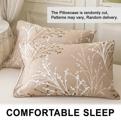 2pcs/4pcs Floral Pattern Pillow Cover Set (Pillow Inner Not Included), Soft & Comfortable, Suitable For All Seasons