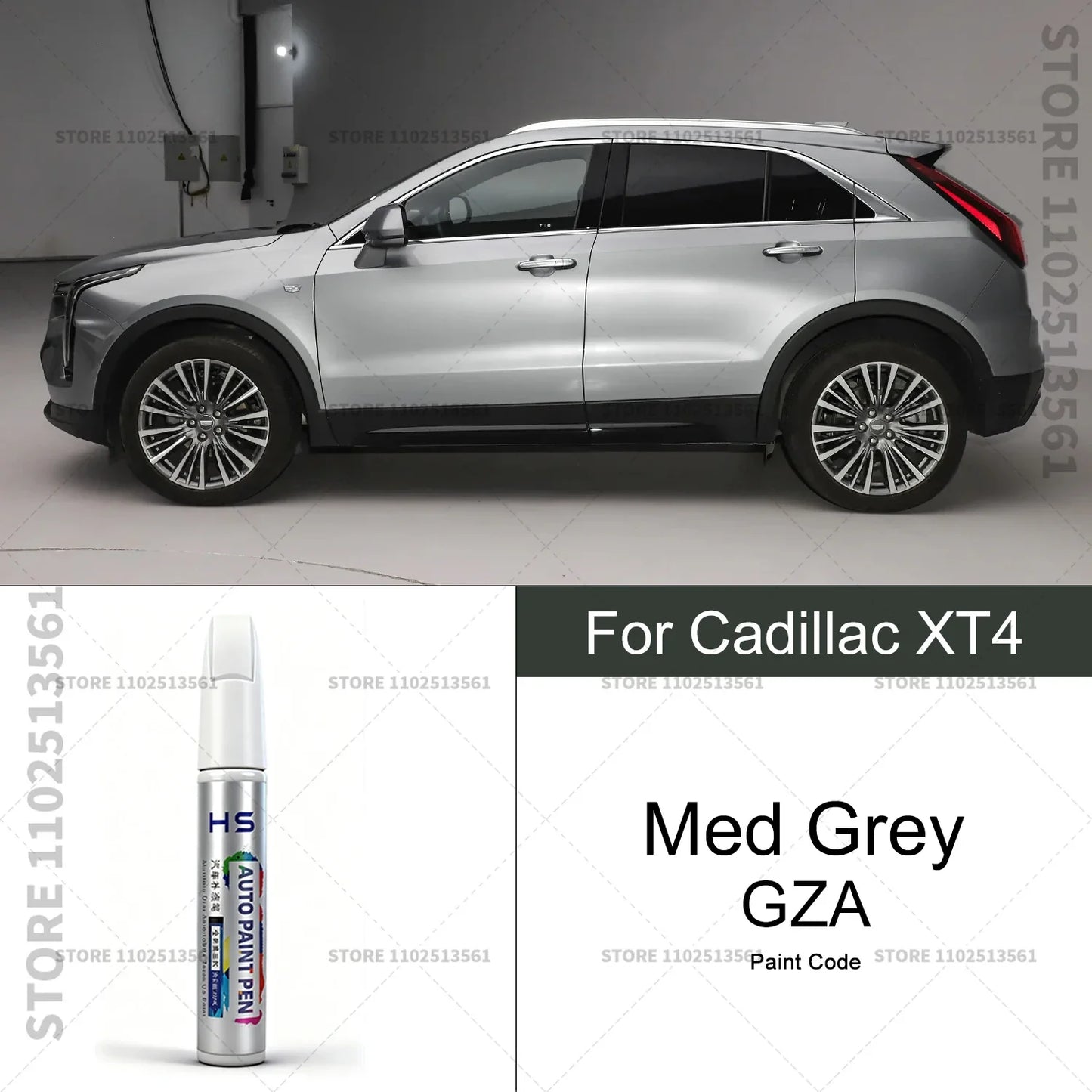 Car Paint Repair Pen For Cadillac XT4 Touch Up Scratch Remover DIY Auto Accessories White Purple Blue G59 Blue GZC Red GNT