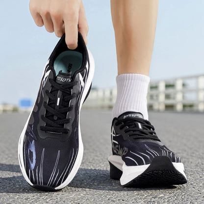 Men's Casual Sneakers, Men's Fashionable and Versatile Casual Sneakers, Lace-Up Closure Suitable for Outdoor Running, Walking, and Everyday Wear, Sporty Style, Comfortable and Snug Fit