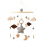 Baby Mobile Crib Bed Bell Musical Rattles Toys Soft Felt Cartoon Animal for Infants Nursery Mobiles Forest Animals Crib Toys