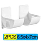 Wall Mounted Trash Bag Holder Plastic Waste Bag Dispenser Rack Self-adhesive Storage Shelf Holder For Kitchen Bathroom Organizer