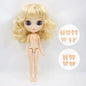 ICY DBS Blyth Doll Joint Body 30CM BJD Toy White Shiny Face and frosted Face with Extra Hands AB and Panel 1/6 DIY Fashion Doll