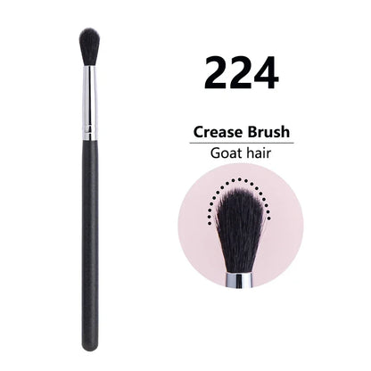 Makeup Eyeshadow Brushes Flat Eye Shadow Shader Crease Blending Brushes Goat Hair Eye Shadow Liquid Cream Powder Make Up Tool