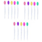 1-20pcs Beauty Skin Care Wash Face Silicone Brush Exfoliating Nose Clean Blackhead Removal Brushes Tools With Replacement Head