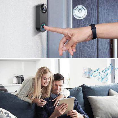 Bezprzewodowa kamera dzwonkowa 1080P WiFi Smart Door Bell Tuya Smart Home Security Detekcja ruchu Night Vision Intercom Dzwonek