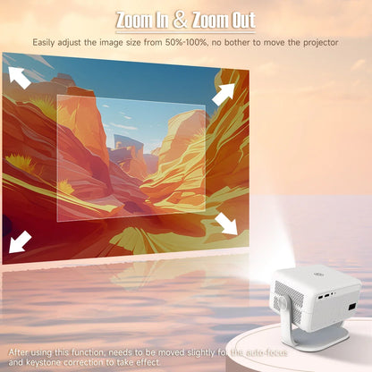 Magcubic Native 1080P 650ANSI 8K Android14 L018 Projector With Auto Keystone Correction Focus Wifi6 BT5.4 Portable Movie Outdoor