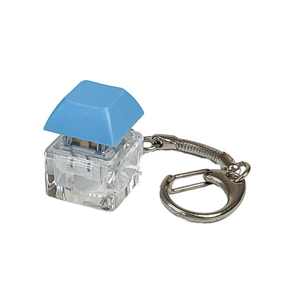 6/12pcs Keyboard Keycap Clicker Fidget Toy Portable Keychain Adult Office Stress Relief Fun Fingertip Decompression Gadget