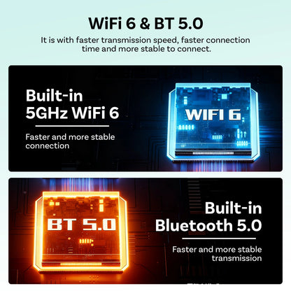 OTTOCAST Mini Dot Cube Wireless CarPlay Android Auto Adapter 2 in 1 USB AI Car Accessories for Totoya VW Benz Chevrolet Hyundai