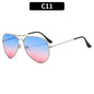New Double Bridge Sunglasse for Woman Men Alloy Frame 2026 Gradient Lens Sun Glasses Female Oculos Male Outdoor Fashion Eyewear