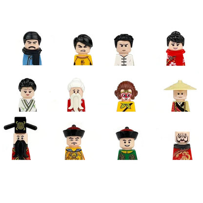 City Career 3D Building Block Dolls Toys Cartoon Character Models Mini Action Figures Educational Toys Children's Gifts