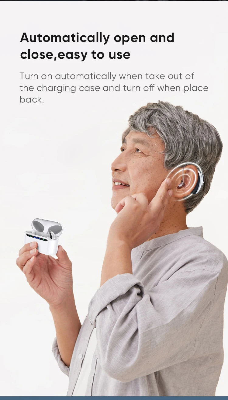 30 channel program Digital Hearing Aid Rechargeable Noise Reduction Sound Amplifier Deafness Adjustable Portable Hearing Aids