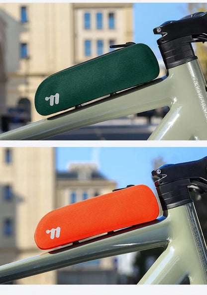 WEST BIKING Bicycle Top Tube Bag Aerodynamic Low Drag Fit Bike Frame Zip Bag Waterproof Wind-breaking Ultralight Cycling Bags