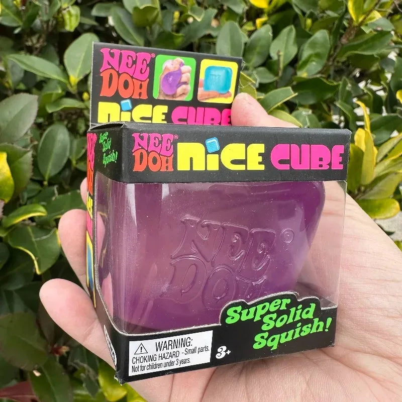 2026 Needoh Nice Cube Sensory Stress Reliever Fidget Tool for Anxiety & Focus Desk Sensory Cube for Adults & Kids ﻿#%