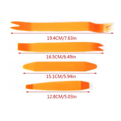4Pcs Plastic Trim Removal Pry Tool Genuine Mounting Car Body Rep Tools Modification