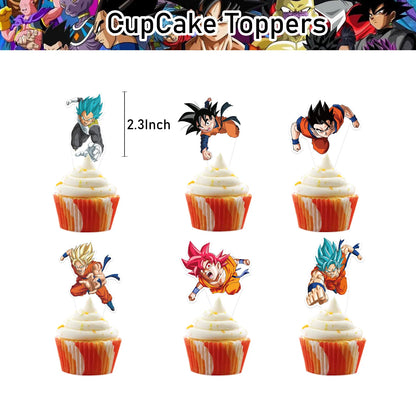 Anime Dragon Ball Party Favors Seal Stamps Slap Bracelets Stickers Gifts Bag Goodie Bag Fillers Birthday Party Gifts Wedding