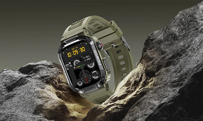 2026 Męski Zewnętrzny Smartwatch Monitor Zdrowia Wojskowy Bezprzewodowe Połączenia Fitness Wodoodporny Sportowy Smartwatch Na Telefony IOS Android