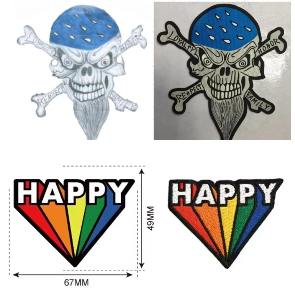 Custom Embroidered Patches For Clothes Personalized Iron On Patch Embroidery Name Logo For Team Brand Company Uniform Decor DIY