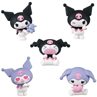 New In Stock Anime Figure Kuromi Cute Adorable Themes Blind Box Kawaii Mini Action Figure Desktop Decoration Girl Festival Gift