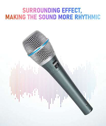 BT87 Wired Dynamic Microphone, Special Pickup Microphone For Musical Instruments, Vocal Recording Microphone