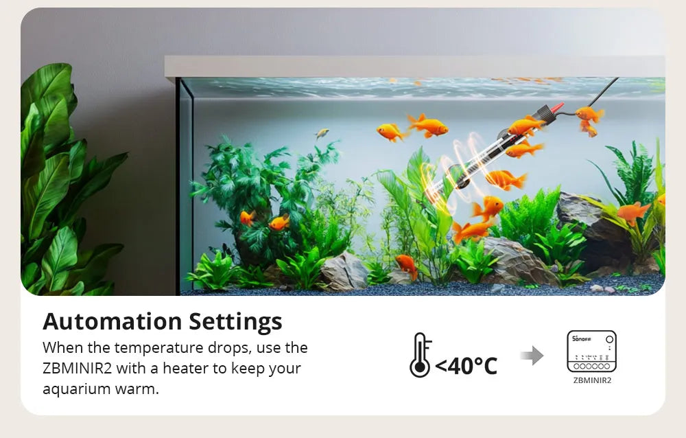 SONOFF SNZB-02LD Zigbee3.0 LCD Smart Thermometer with Probe IP65 Waterproof for Fridge Pool Fish tank Wine Cellar via ZBBridge-P