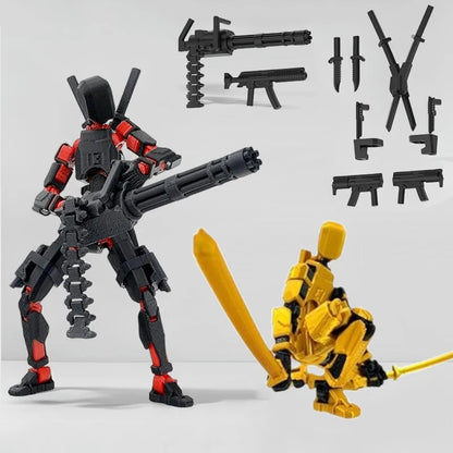 T13 Titan 13 Action Figure Set Robot Action Figure 3D Printed Robo 13 Action Fidget Toys For Collectors Desktop Decorations