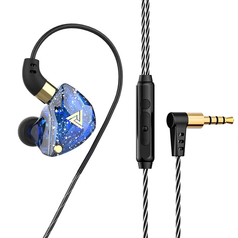 QKZ CK5 FiLe Wired Earphone Professional Gaming And Sports Noise Cancelling Headphones with Microphone HiFi Music Earphone