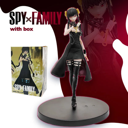 SPY×FAMILY 16CM Anime Figure Kawai Anya Forger Yor Forger Action Figures Standing Figurine Collectible Model Doll Toys