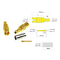 1pc or 10pcs  MCX Male Female Plug Jack  RF Coax Connector Crimp  for RG316  Cable Straight  Right  Angle  Goldplated Terminal