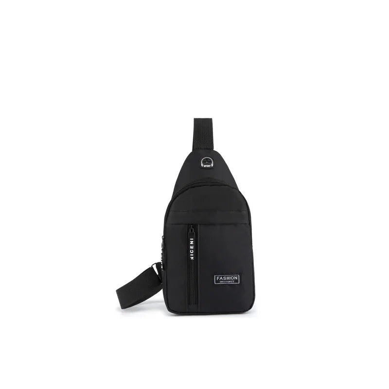 Men's Crossbody Bag Single Shoulder New Trend Chest Bag Fashionable and Portable Men Shoulder Bag